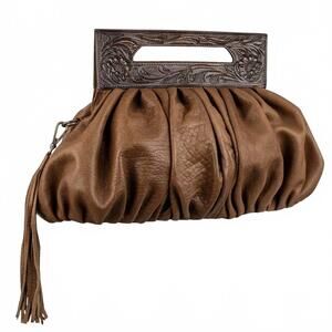 NEW STS RANCHWEAR women's boho cowgirl curator bag in brown